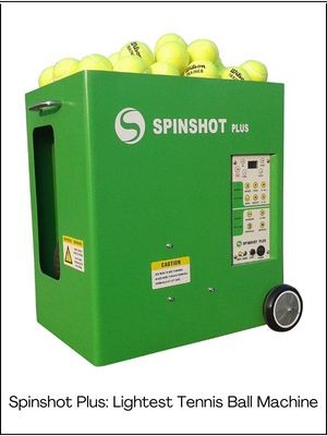 Spinshot Plus: Lightest Tennis Ball Machine