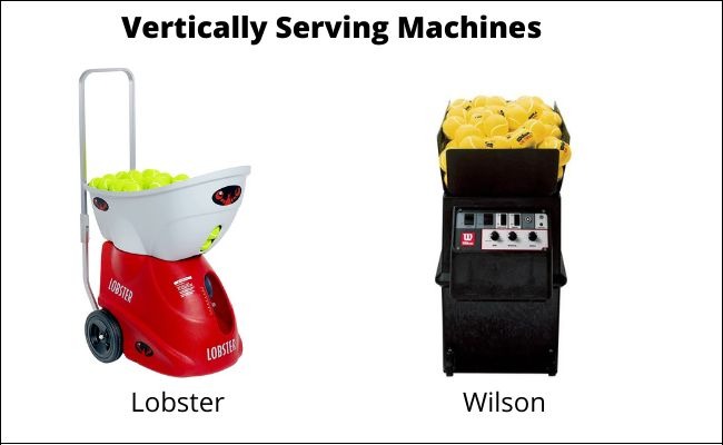 Which Machine has Vertical Serve?