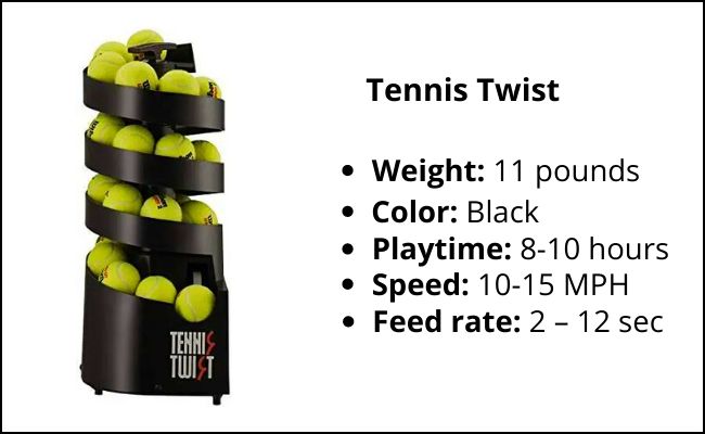 Tennis machine for beginners