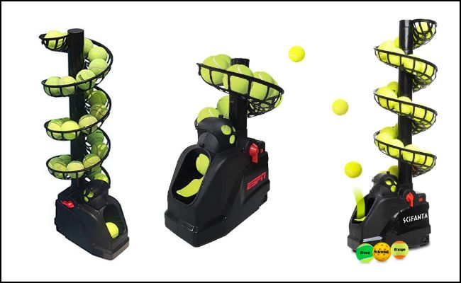 Newbie tennis ball machine