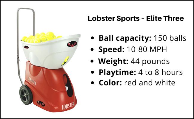 lobster sports best rated ball machine
